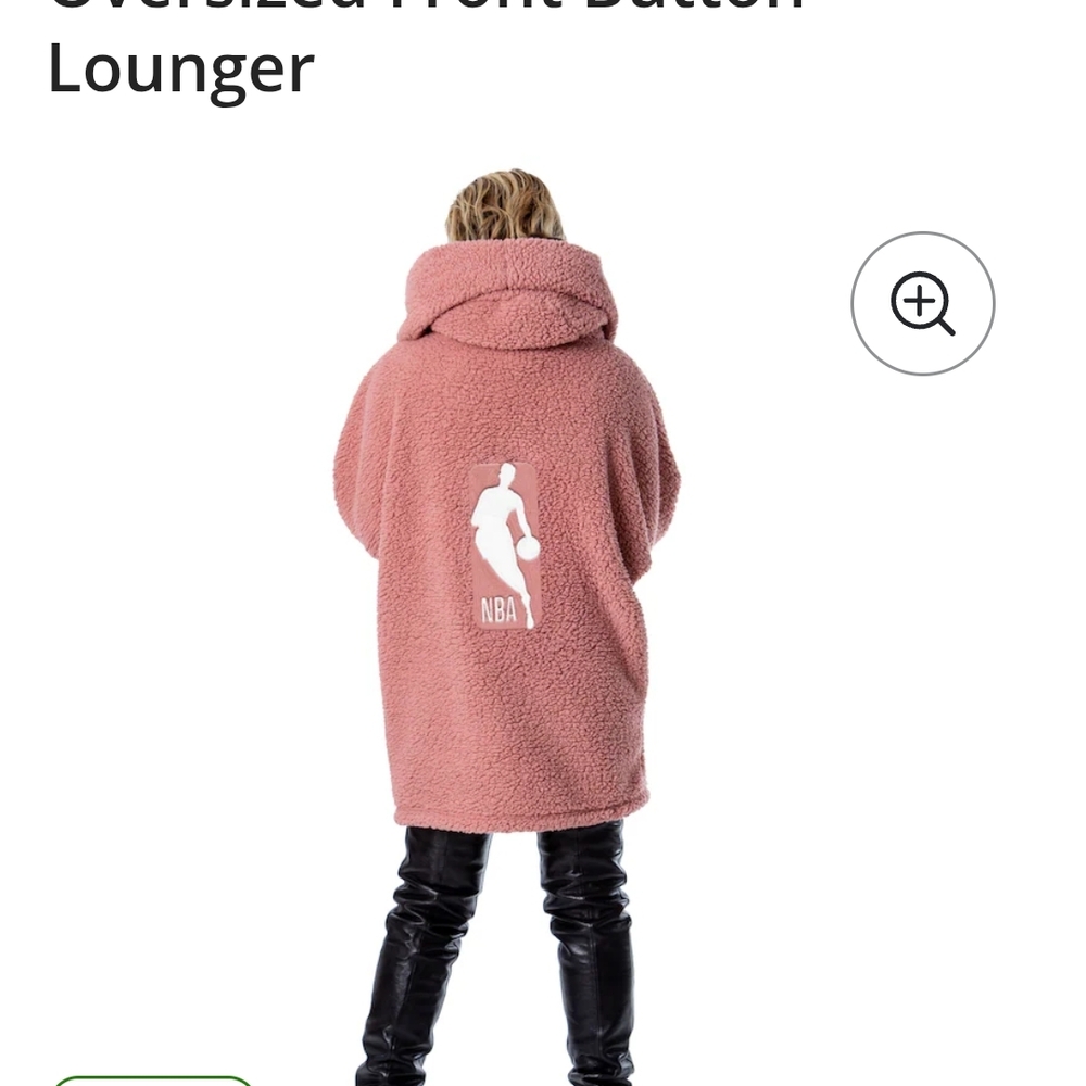 Women's Pink Sherpa Jacket